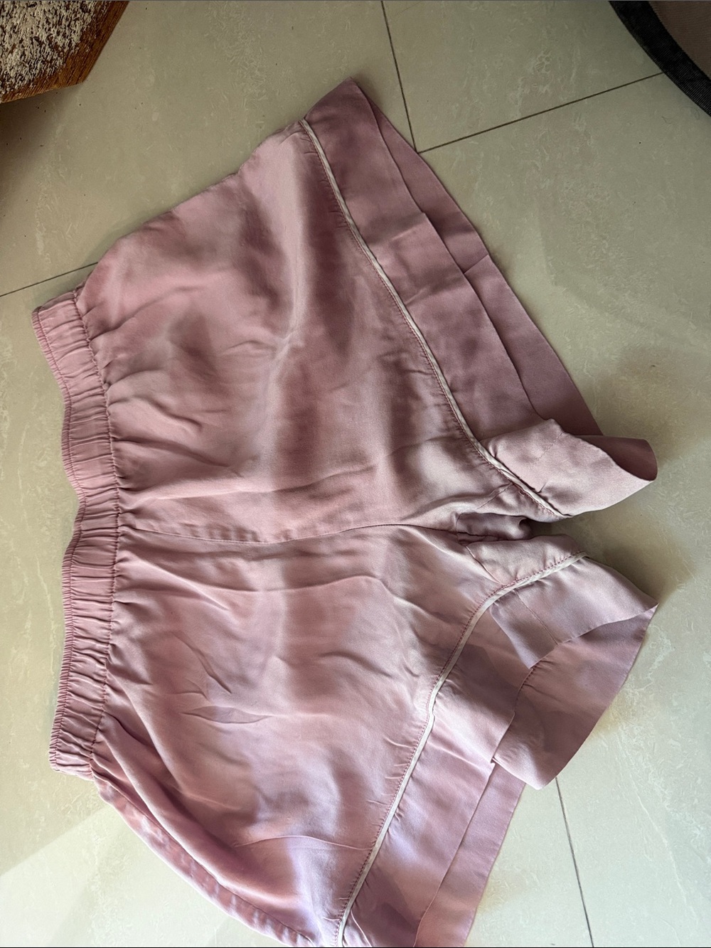 Eberjey Blush Pink Athletic Shorts with Elastic Waistband